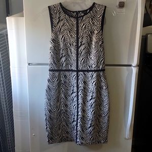 Zebra print dress